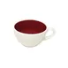 RAK Porcelain BANC22PD1 Samba Cup 7.45 oz Non‑Stackable Porcelain Bordeaux - 12/Case 1 image