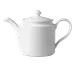 RAK Porcelain BATP100 Tea Pot with Lid, 33.8 oz, Dishwasher & Microwave Safe - 1/Case 1 image