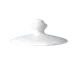 RAK Porcelain BATPLD1 Banquet Teapot Lid, Porcelain, Dishwasher Safe, Chip Resistant - 12/Case 1 image