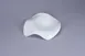 RAK Porcelain BCFSASP21 - 8.5" Asymmetric Wave Bone China Dinner Plate, White, 12/Case 1 image