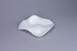 RAK Porcelain BCFSASP3Z21 - Wave Bone China Plate, 8.9" White, Three‑Zone Design - 12/Case 1 image