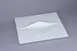RAK Porcelain BCFSSQPT2Z30 Square Bone China Platter, 11" x 11", White, Wide Rim, Two‑Zone - 6/Case 1 image