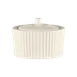 RAK Porcelain BCSPSU22 Spectra Sugar Bowl with Lid, 9.5 oz Round Bone China, White Finish - 6/Case 1 image