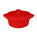 RAK Porcelain CFRD09BR Mini Cocotte Dish, 3‑1/3" Dia, 3‑5 oz Capacity, Red China, Oven Safe - 1/Case 1 image
