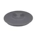 RAK Porcelain CFRD09GYLD Fusion Round Lid, Porcelain, Stone Gray, Oven Microwave Safe - 12/Case 1 image
