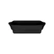 RAK Porcelain CFRT20BKBD - 7.875" x 4" Volcano Black Porcelain Dish, Oven/Microwave Safe - 3/Case 1 image
