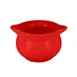 RAK Porcelain CFST10BR - Ember Red 15.2 oz Soup Tureen, 4"1/6" Eared Lid, Safe - 1/Case 1 image