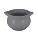 RAK Porcelain CFST10GYBD - 15.2 oz (0.45 L) 4¼" Round Eared Soup Tureen, Gray Porcelain, Oven Safe 1 image