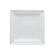 RAK Porcelain CHPCLSP17 Square Plate, 6.7" (6-7/10") White Porcelain, Flat Edge - 12/Case 1 image
