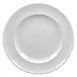 RAK Porcelain CLFP28D182 Lace Round Plate, 11" Diameter, Embossed Rim, Porcelain - 12/Case 1 image