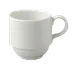 RAK Porcelain CLSC09 Gourmet Cup, 3.5 oz, Stackable China Cup, Dishwasher/Microwave Safe - 12/Case 1 image