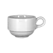 RAK Porcelain CLSC20D180 - 6.75 oz Cup, 2"-15/16" Porcelain, Stackable, Dishwasher Safe - 12/Case 1 image