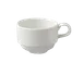 RAK Porcelain CLSC23 Classic Gourmet Cup, 7-3/4 oz (≈230ml) Stackable Porcelain Cup - 12/Case 1 image