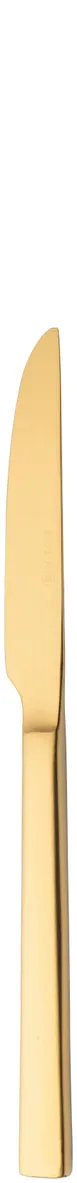 RAK Porcelain CMXBUKGS Butter Knife, 7" Montreux Satin Gold, Stainless Steel, 7" Length - 1/Case 1 image