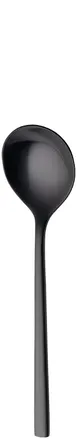 RAK Porcelain CMXSOSMB Soup Spoon, 7.2" Stainless Steel, Matte Black Finish - 12/Case 1 image