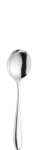 RAK Porcelain CSISOS - Sola Siena English Soup Spoon, 6.7" Length, 18/10 Stainless Steel, 12/Case 1 image