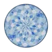 RAK Porcelain DGNNPR27ID - Island Rimless Plate, 10.66" Round, Blue & White DiGi Porcelain, 12/Case 1 image