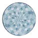 RAK Porcelain DGNNPR29ID Island Plate, 11.4" Diameter, Blue & White China, Round, Flat Edge - 12/Case 1 image