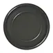 RAK Porcelain EAFP24CA - 9.5" Round Porcelain Plate, Flat Edge, Wide Rim, Microwave Safe - 12/Case 1 image