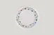 RAK Porcelain EAFP24D207 - 9.45" Round Flat Edge Porcelain Dinner Plate, Ivoris Summer Color, 12/Case 1 image