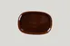 RAK Porcelain EAOP26HO Oval Ease Plate, 7.1" Honey Porcelain, Deep Rim, Oven/Microwave Safe - 6/Case 2 image