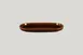 RAK Porcelain EAOP26HO Oval Ease Plate, 7.1" Honey Porcelain, Deep Rim, Oven/Microwave Safe - 6/Case 1 image