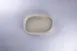 RAK Porcelain EAOP26SGE - Oval 8.8" x 6" Grey Ceramic Plate, Microwave & Dishwasher Safe - 6/Case 1 image