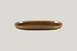 RAK Porcelain EAOP30RT - 7.85" Oval China Plate, Deep Rim, Porcelain, Rust, Dishwasher Safe - 6/Case 1 image