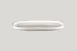 RAK Porcelain EAOP33 Oval Ease Plate, 13" White Porcelain Dinner Plate with Coupe Deep Rim - 6/Case 1 image