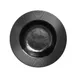 RAK Porcelain EDDP23 Edge Plate, 9" Round Deep Rim Porcelain Plate, Black, Dishwasher Safe - 12/Case 1 image