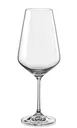 RAK Porcelain EDGRED18 - Red Stemmed Wine Glass, 18.6 oz, 3.8"×9.9" Size, Tempered Glass - 24/Case 1 image
