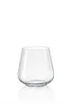 RAK Porcelain EDGRKS09 Rocks Glass, 9.8 Oz, 3.5"D x 3.5"H Round Clear Glass, Tempered Rim - 24/Case 1 image