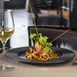 RAK Porcelain EDSA17 Edge Saucer, Round 6.75" Black Porcelain, Dishwasher & Microwave Safe - 12/Case 2 image