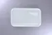 RAK Porcelain EZRCP33.20 - Rectangle Coupe Plate, 13" White Porcelain, Polaris Finish, 12/Case 1 image