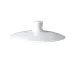 RAK Porcelain FDCPLD2 Fine Dine Coffee Pot Lid, White Porcelain, Dishwasher Safe - 12/Case 1 image