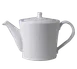 RAK Porcelain FDTP40 - White Porcelain Fine Dine Teapot, 13.5 oz, With Lid, Dishwasher Safe - Case 1 image