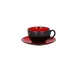 RAK Porcelain FR116C37RD Breakfast Cup 12.5 oz 4.35" Red Porcelain Non-Stack O/MW/DW Safe - 12/Case 2 image