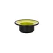 RAK Porcelain FRNOSA1GR - 3.95" Round Green Fire Saucer, 3" Diameter, Oven Microwave Safe - 12/Case 2 image