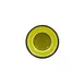 RAK Porcelain FRNOSA1GR - 3.95" Round Green Fire Saucer, 3" Diameter, Oven Microwave Safe - 12/Case 1 image