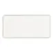 RAK Porcelain FTRTF32 Plate, 12.6" L x 6.3" W, Flat Edge Ivory Porcelain - 6/Case 1 image