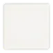 RAK Porcelain FTSFP08 - Square Fractal Plate 3.15" x 3.15" Flat Edge Porcelain Ivoris - 12/Case 1 image