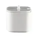 RAK Porcelain FTSU23 Sugar Bowl, 7.8 oz (3.15" x 3.15" Square) Porcelain Without Lid - 12/Case 1 image