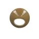 RAK Porcelain GNARCL09CA - 3.35" Round Curved Lid, Caramel Porcelain, Fridge/Freezer/Oven - 12/Case 1 image