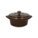 RAK Porcelain GNCFRD09CL Mini Cocotte, 3.8 oz (3.35" Dia.) Dutch Oven, Clove, Oven Safe - Case 1 image