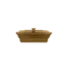RAK Porcelain GNCFRT20CA - Chef's Classics Soup Tureen, 22-5/8 oz Caramel Porcelain with Lid - 1/Case 1 image