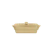 RAK Porcelain GNCFRT20CB - Soup Tureen, 22-5/8 oz Creme Brulee Porcelain with Lid, Oven Safe 1 image