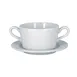 RAK Porcelain HMPASCS30 - Cream Soup Bowl, 10-1/8 oz (3-9/10"×2-7/16"), White Porcelain - 12/Case 2 image
