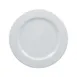 RAK Porcelain HMPASFP25 Helm Plate, 9-7/8" Round Flat Edge White Porcelain, Dishwasher Safe - 12/Case 1 image