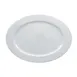 RAK Porcelain HMPASOP36 - Oval Helm Plate 14" x 10-1/4" White Porcelain, Oven Dishwasher Safe - 6/Case 1 image