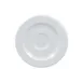 RAK Porcelain HMPASSA13 - Round Saucer, 5.1" Dia., White Polaris Porcelain, Dishwasher Safe - 12/Case 1 image